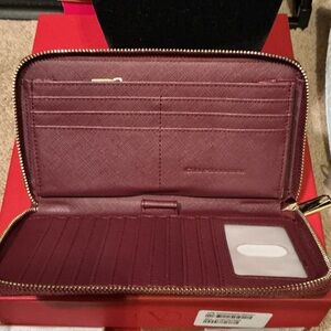 Elegant Burgundy Wallet